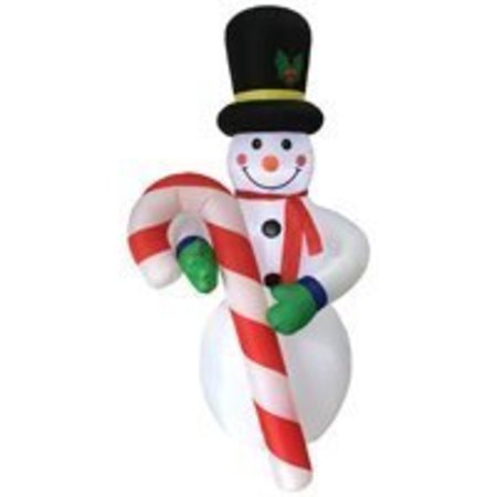 SANTAS FOREST Santas Forest 90341 Christmas Inflatable Snowman 90341